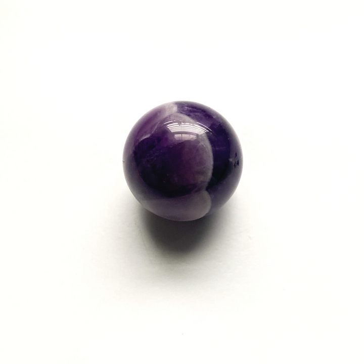 Chevron Amethyst Sphere - Sage and Aura