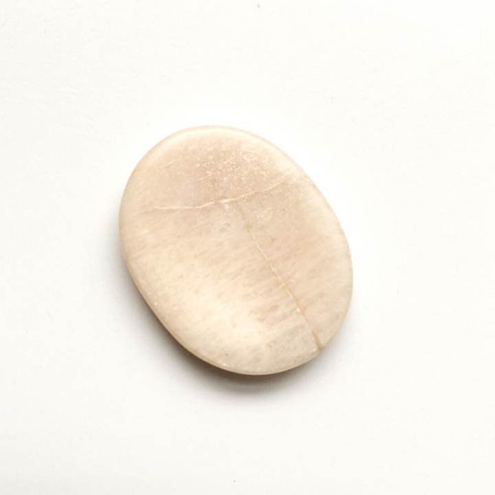 Moonstone Worry Stone - Sage and Aura